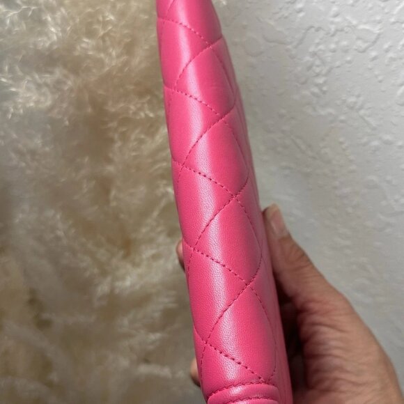 CHANEL le Boy Medium Gusset Zip Around Wallet Black Caviar Leather Gold CC HW - Picture 5 of 7